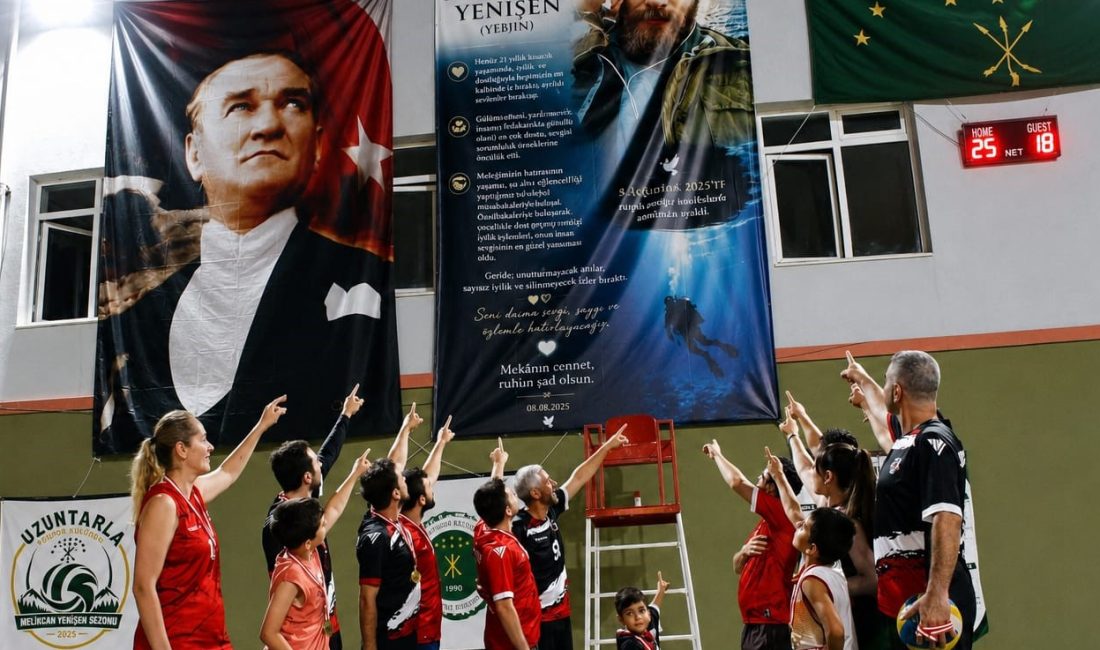 Uzuntarla’da bu yıl hayatını kaybeden dalgıç Melikcan Yenişen’in anısını yaşatmak