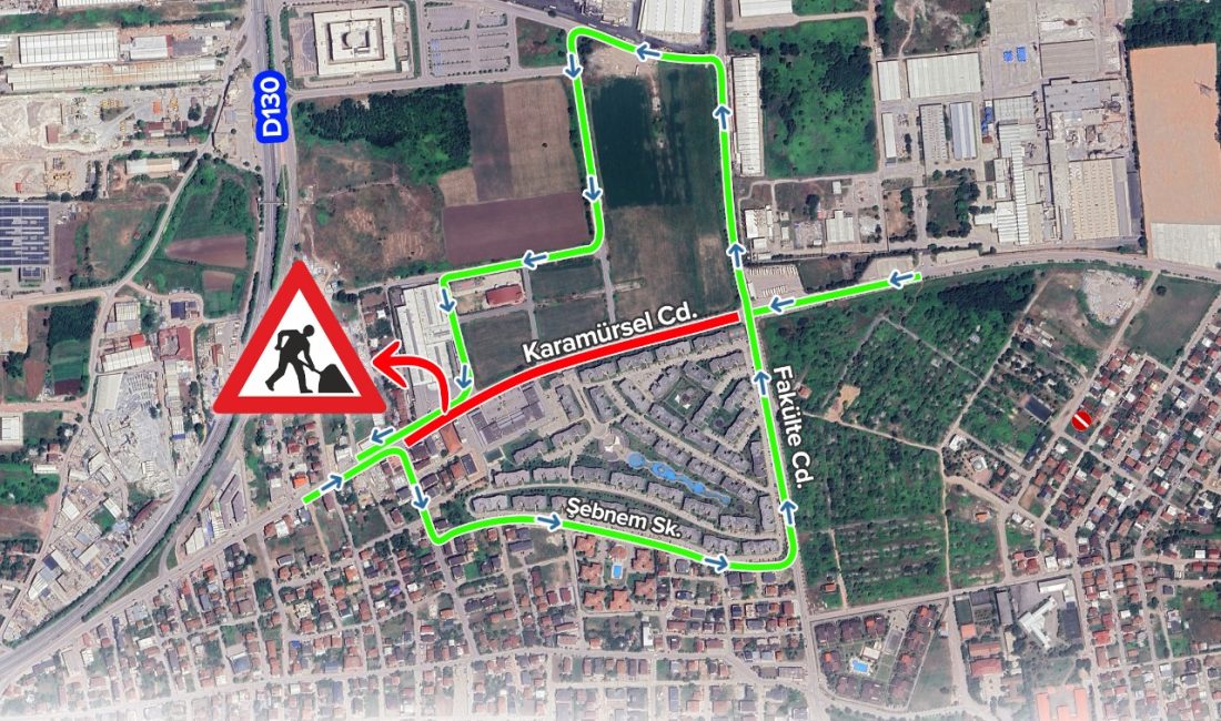 Kocaeli Büyükşehir Belediyesi’nin Başiskele Mahmutpaşa Mahallesi Karamürsel Caddesi’nde gerçekleştireceği altyapı