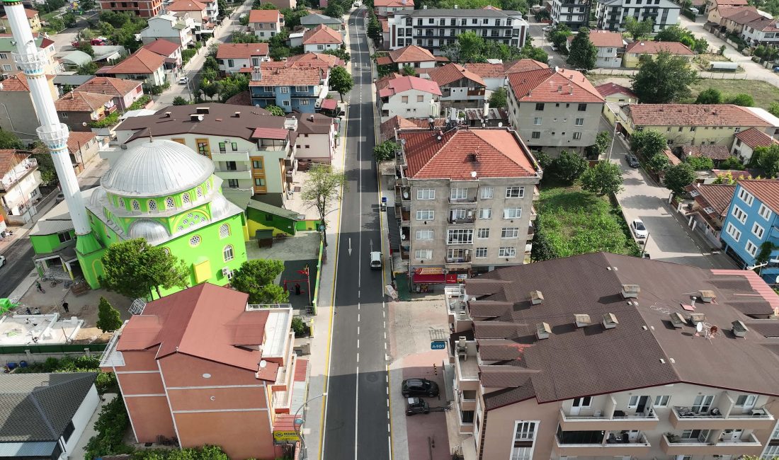 Kocaeli Büyükşehir Belediyesi, kent genelinde sürdürdüğü ulaşım yatırımları kapsamında Başiskele’de