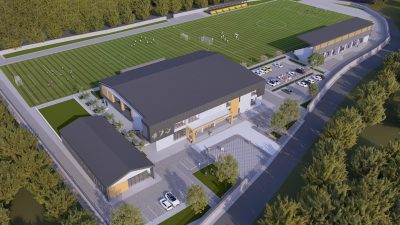 Kocaeli Büyükşehir Belediyesi tarafından Gölcük’te yapımı sürdürülen Sporcu Gençlik Eğitim