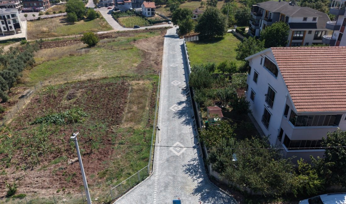 Başiskele’de ulaşım altyapısının iyileştirilmesi çalışmaları kapsamında, Seymen Mahallesi Musaoğlu Sokak