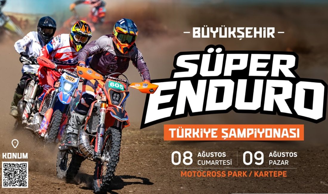 Kocaeli Büyükşehir Belediyesi ev sahipliğinde düzenlenecek Türkiye Süper Enduro Şampiyonası'nın