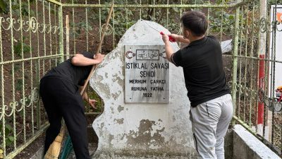 Ülkü Ocakları Başiskele İlçe Başkanlığı, Yuvacık’ta bulunan İstiklal Savaşı şehidinin