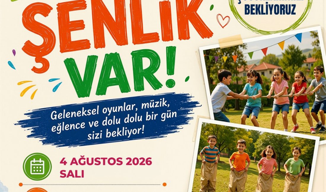 İzmit Belediyesi, çocuklara geleneksel oyunlar, müzik ve eğlence dolu bir