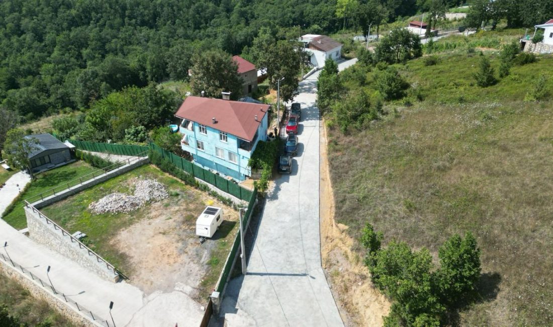 İzmit Belediyesi, Dağköy Mahallesi Merkez Küme Evler Mevkii’nde gerçekleştirdiği beton