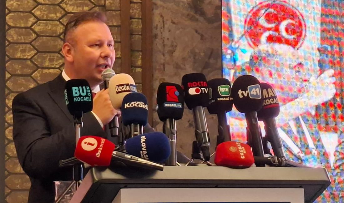MHP Kocaeli 15. Olağan İl Kongresi’nde konuşan İl Başkanı Enes
