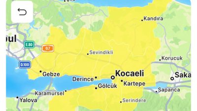 Meteoroloji Genel Müdürlüğü’nün son değerlendirmelerine göre Kocaeli genelinde 28 Ağustos