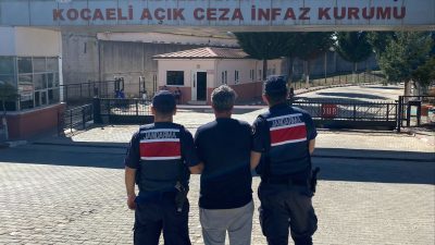 Kocaeli’de jandarma ekiplerinin aranan şahıslara yönelik çalışmaları kapsamında, hakkında 10
