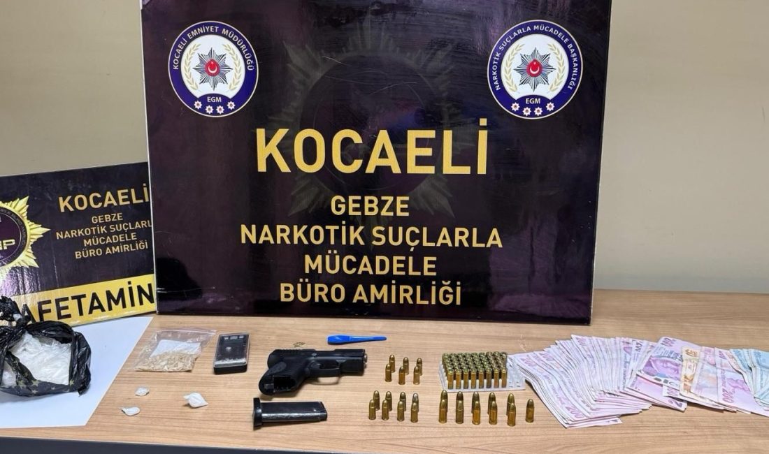 Kocaeli Emniyet Müdürlüğü Narkotik Suçlarla Mücadele Şube Müdürlüğü ekiplerinin uyuşturucu