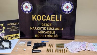 Kocaeli Emniyet Müdürlüğü Narkotik Suçlarla Mücadele Şube Müdürlüğü ekiplerinin uyuşturucu
